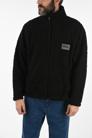 MARTINE ROSE full zip Teddy T-EMIN WOOL blouson