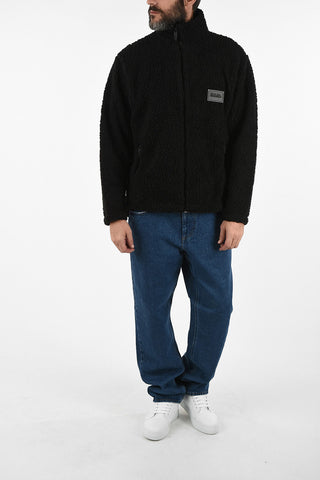 MARTINE ROSE full zip Teddy T-EMIN WOOL blouson