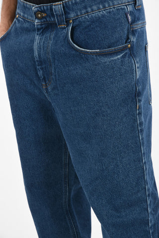 MARTINEROSE 22cm Mid-rise waist Baggy BLACKBURN jeans