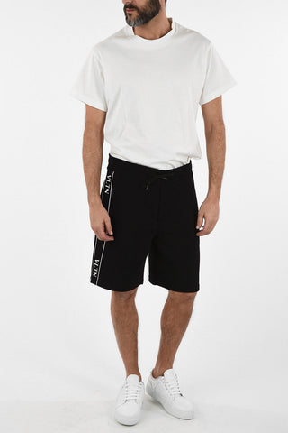 VLNT Piping Bermuda Shorts with Monogram Side Band