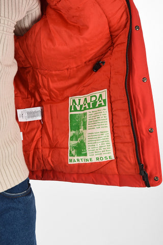MARTINE ROSE hidden closure Puffer A-ANDEAN blouson