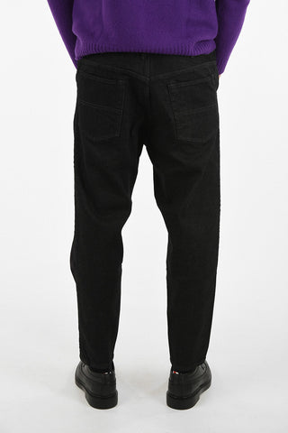 16cm Stretch Denim Drawstring Jeans