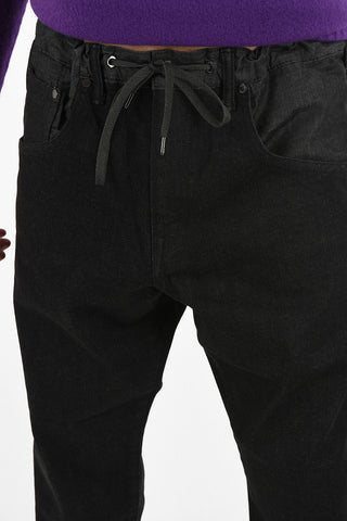 16cm Stretch Denim Drawstring Jeans