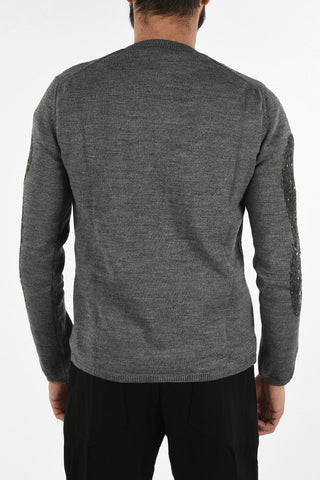 SHIRT Embroidered Crewneck Sweater