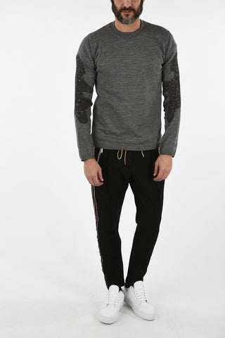 SHIRT Embroidered Crewneck Sweater