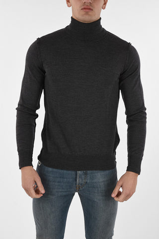 Merino Wool Turtle-neck Sweater