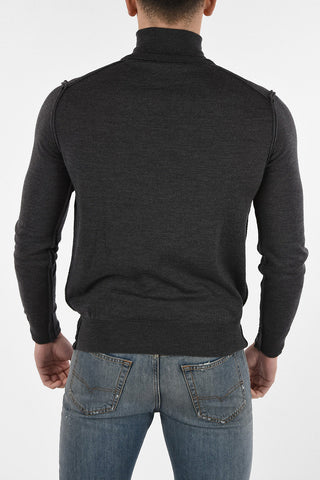 Merino Wool Turtle-neck Sweater