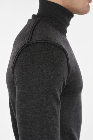 Merino Wool Turtle-neck Sweater