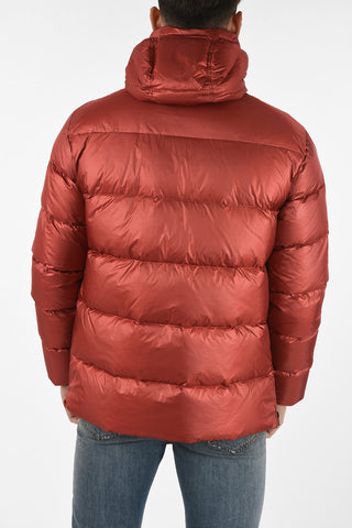 Hooded down jacket
