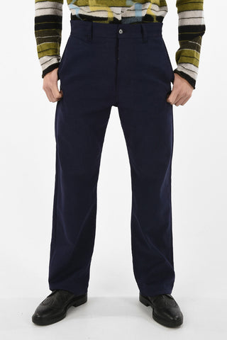 Corduroy Jetted Pocket Pants with Belt Loops
