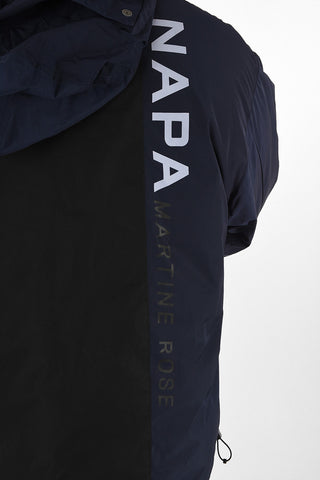 MARTINE ROSE A-ACHO hidden closure check Reversible Puffer blouson