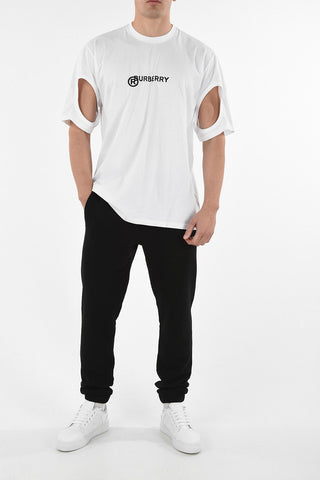 T-shirt Destrutturata con Stampa