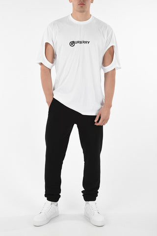 T-shirt Destrutturata con Stampa