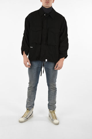 Drawstring Utility Jacket