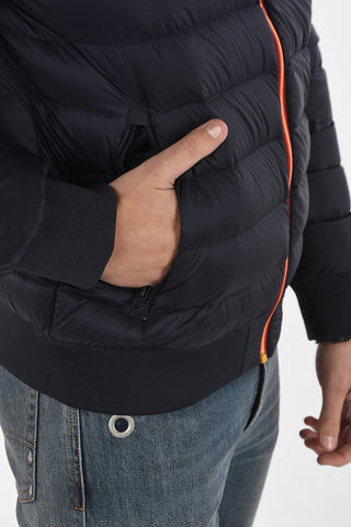 waist length Hooded blouson