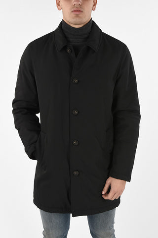 Center Vent Padded balmacaan coat