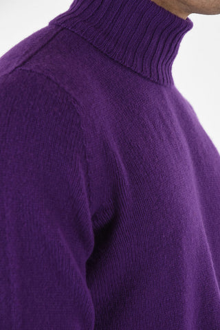 Wool Turtle-neck Sweater  