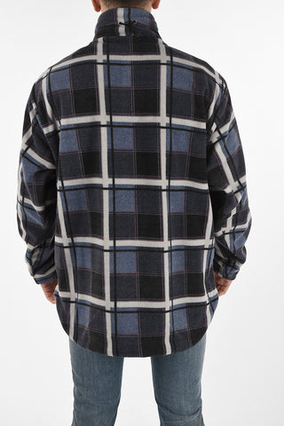 MARTINE ROSE check Pile T-NEVIS blouson