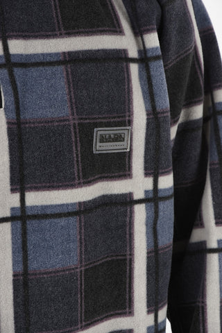 MARTINE ROSE check Pile T-NEVIS blouson