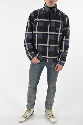 MARTINE ROSE check Pile T-NEVIS blouson
