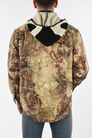 Camouflage Parka with Removable Hood