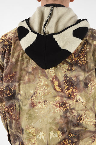 Camouflage Parka with Removable Hood
