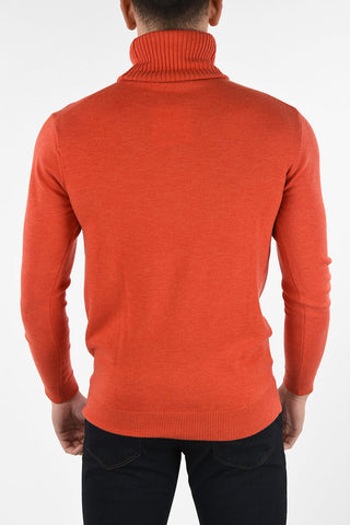 Logoed Turtle-Neck Sweater