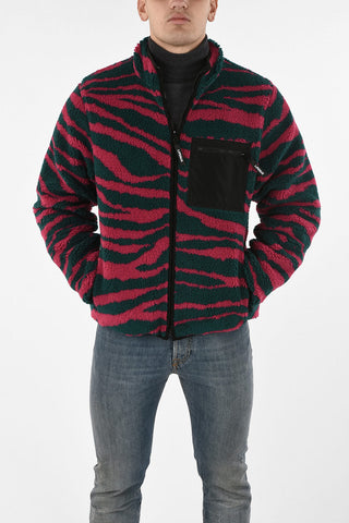 Animal Printed Fleece Reversible Jacket