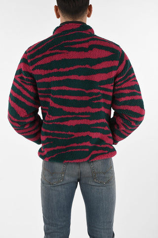 Animal Printed Fleece Reversible Jacket