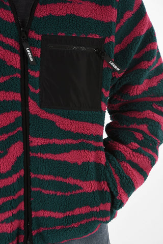 Animal Printed Fleece Reversible Jacket