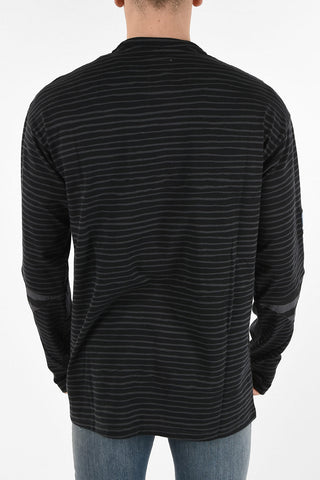 MARTINE ROSE Striped S-ATIC t-shirt