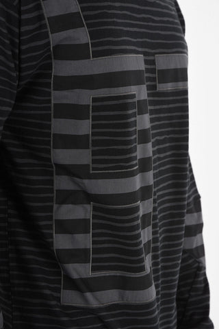 MARTINE ROSE Striped S-ATIC t-shirt