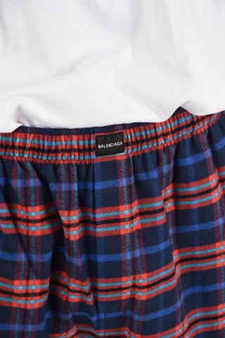 Checked Joggers