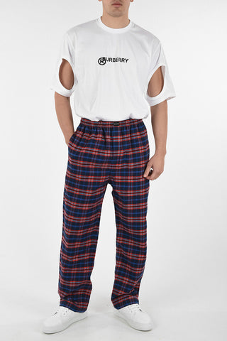 Checked Joggers