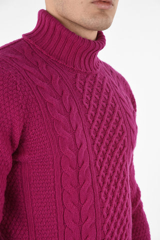 Wool Turtle-neck Sweater  