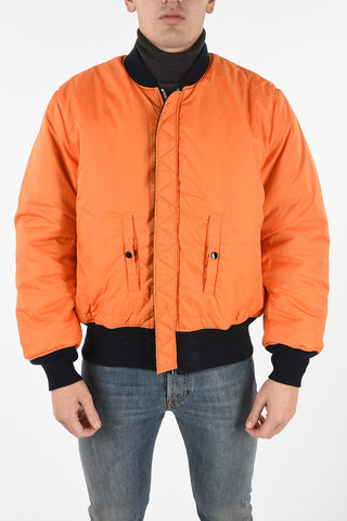 full zip Reversibile bomber