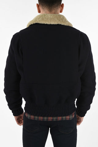 Montgomery with Shearling Collar