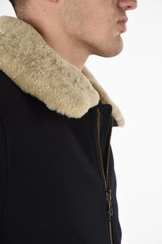 Montgomery with Shearling Collar