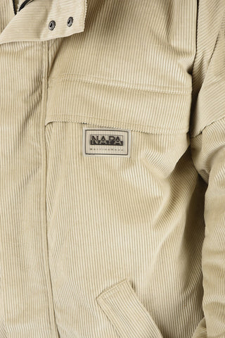 MARTINE ROSE corduroy A-PEALE hooded outerwear