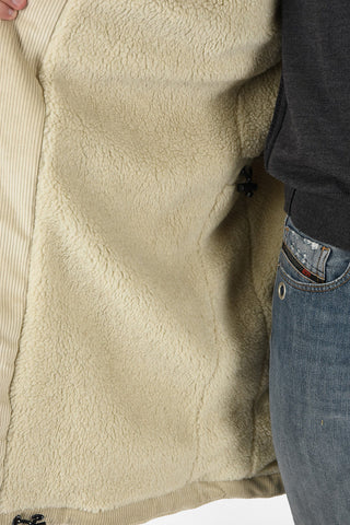 MARTINE ROSE corduroy A-PEALE hooded outerwear