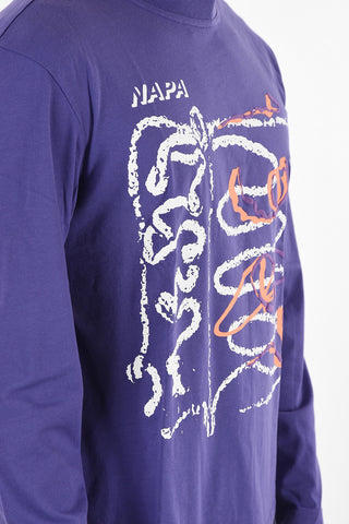 printed S-SENALES t-shirt