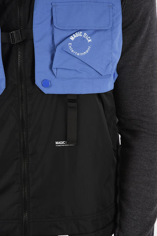 Reversible Sleeveless Utility Jacket