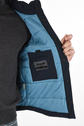 snap button utility fatigue jacket