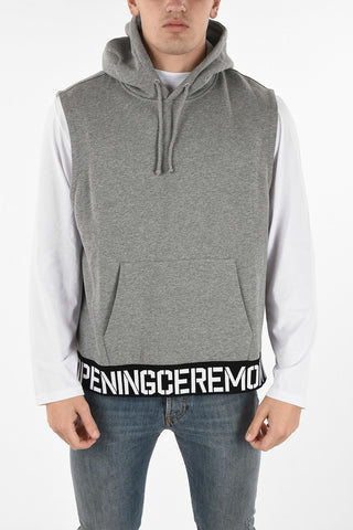Hooded Sleeveless Sweatshirt