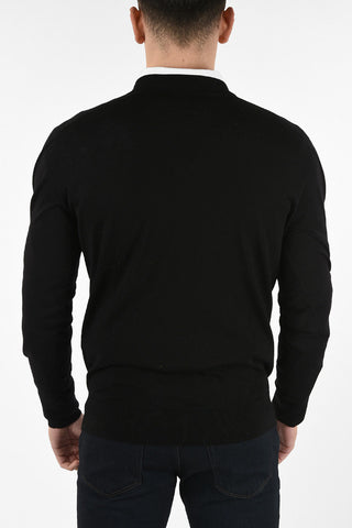 Virgin Wool V-neck Sweater