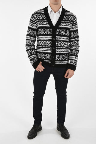 Embroidered Wool Cardigan