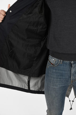Windbreaker with Removable Hood
