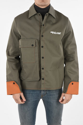 ALIENS AND COWS Waxed Cotton utility jacket