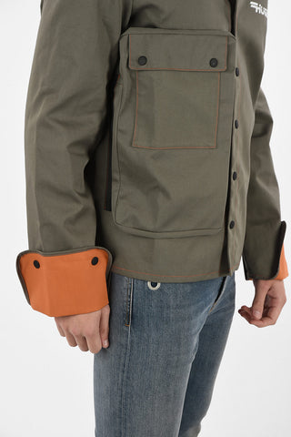 ALIENS AND COWS Waxed Cotton utility jacket