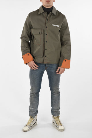 ALIENS AND COWS Waxed Cotton utility jacket
